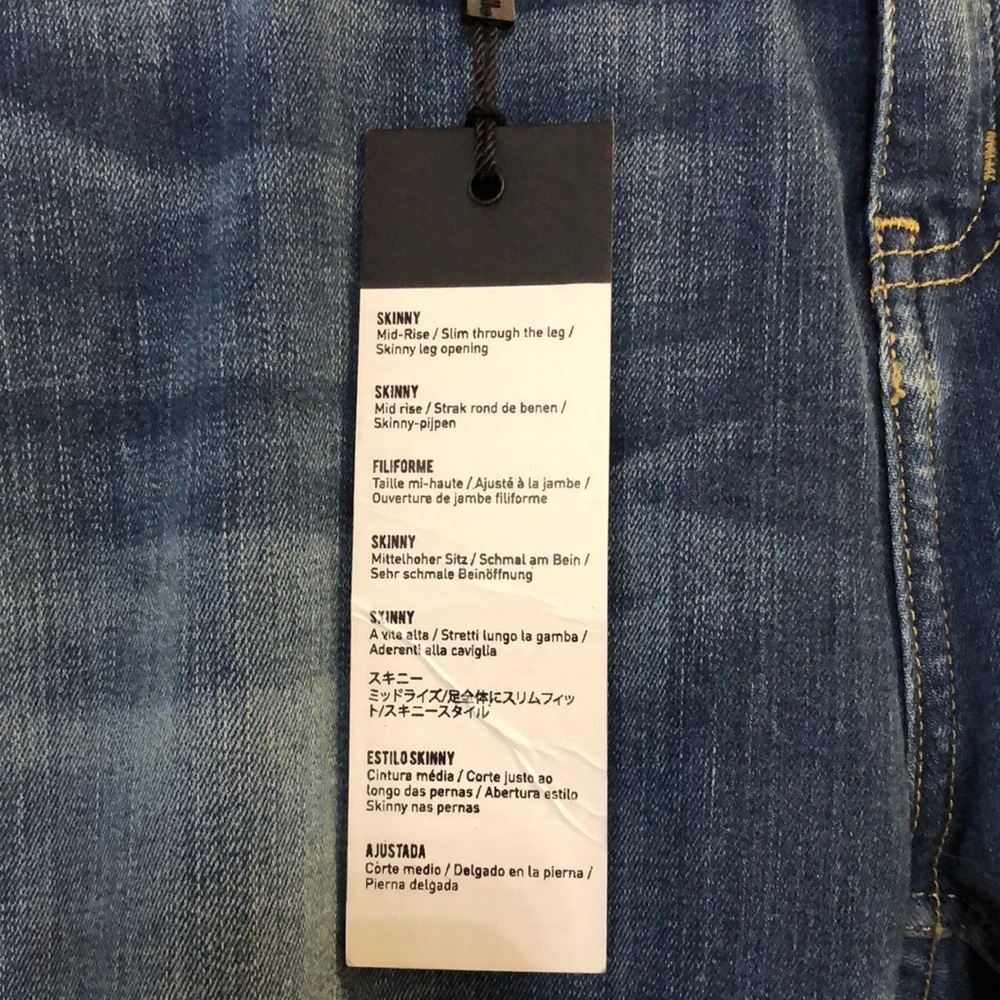 Brand NEW Harley Davidson Jeans size 34, fits size16 ladies, Great stretch - Picture 8 of 8
